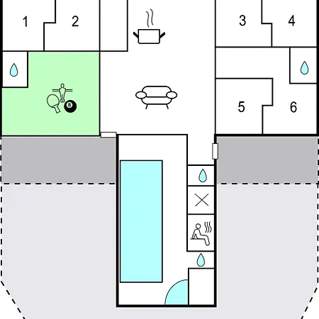 Awesome In Spottrup With Sauna Vakantiehuis